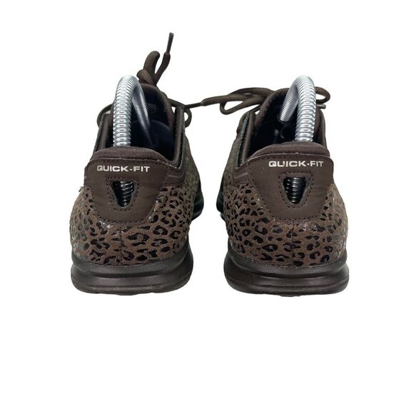 Skechers Go Step goga mat quick Fit brown chocolate leopard print Size 7.5 - Picture 2 of 9